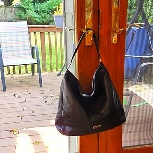 Coach Black soft leather Hobo